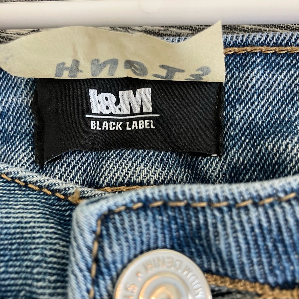 I&M Black Label Button Fly Straight Leg Jeans Size 7 (28) - Picture 6 of 7